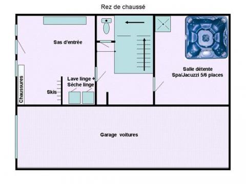 Plan du rez-de-chauss&eacute;e